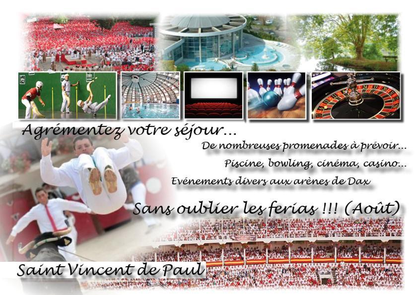 Saint-Vincent-de-Paul  Dax Location Maison Avec Spa מראה חיצוני תמונה